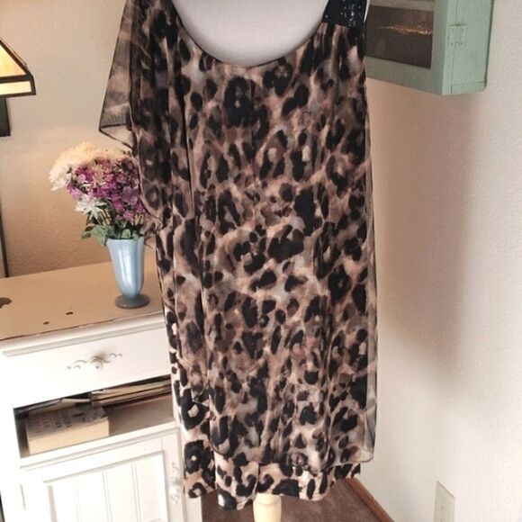 Dress Barn Collection Animal Print Evening Dress - Picture 10 of 16